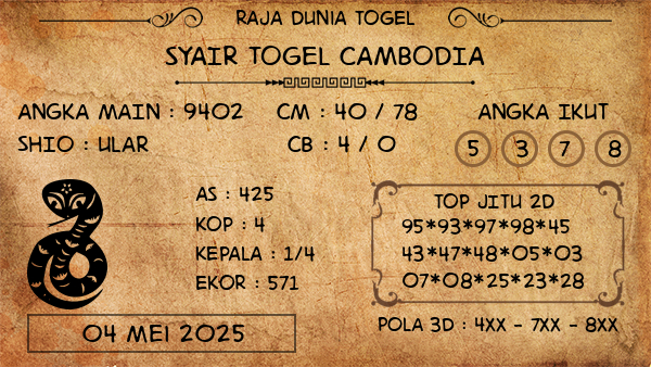 Prediksi Cambodia