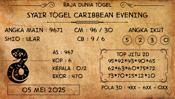 Prediksi Caribbean Evening
