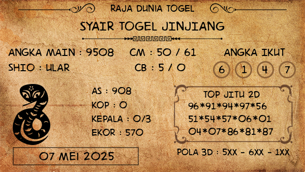 Prediksi Jinjiang