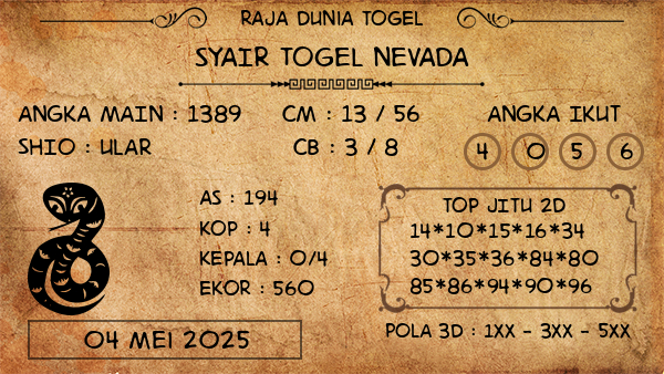 Prediksi Nevada