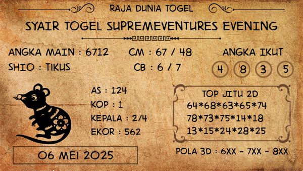 Prediksi Supremeventures Evening