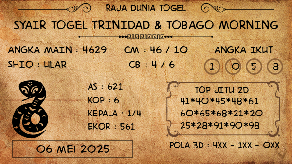 Prediksi Trinidad & Tobago Morning